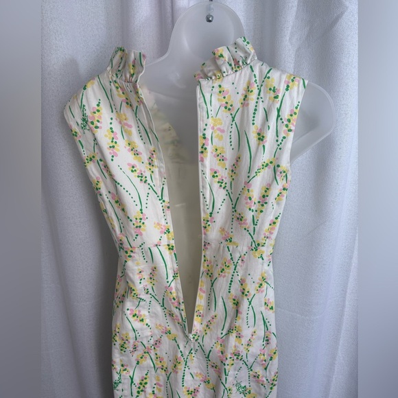Lilly Pulitzer Adeline Ruffle‎ Grass Shift Dress Size 0 EUC 0319 - Picture 7 of 12